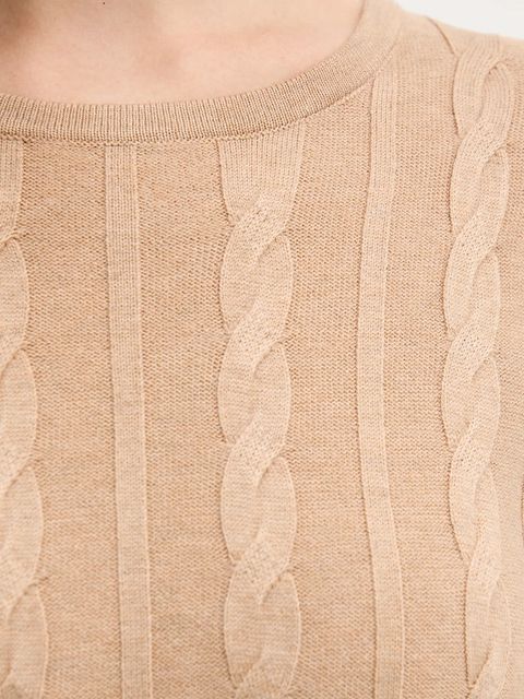 Pedro del Hierro sukienka kolor beżowy midi rozkloszowana 6192940