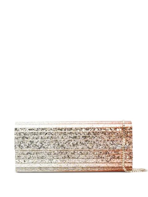 Jimmy Choo Sweetie Glitter clutch bag - Silver - zdjęcie produktu nr 1