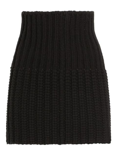 Dolce & Gabbana ribbed-knit mini skirt - Black - zdjęcie produktu nr 1