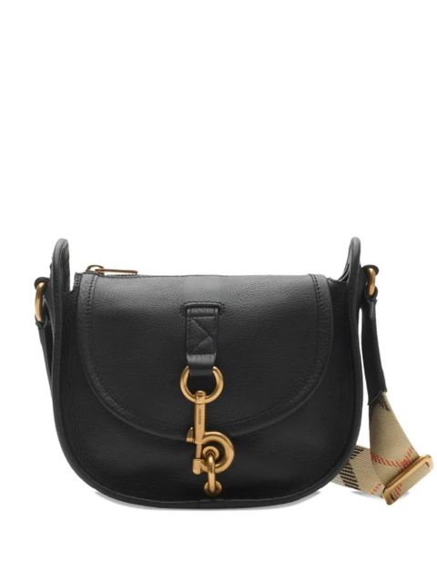 Burberry B-Buckle Saddle Cross Body Bag - Black - zdjęcie produktu nr 1