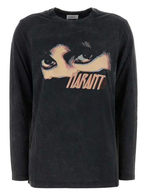 MARANT ÉTOILE Martine T-shirt - Black - zdjęcie produktu nr 1