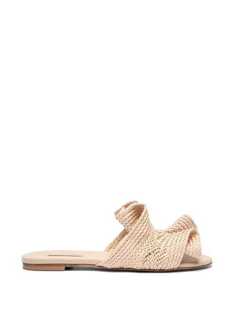 Casadei Hanoi woven folded sandals - Neutrals - zdjęcie produktu nr 1