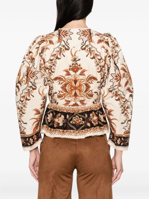 FARM Rio floral-print shirt - Neutrals