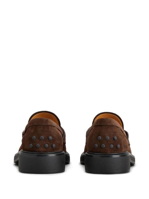 Tod's penny-slot suede loafers - Brown - zdjęcie produktu nr 2