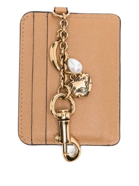 Chloé Charms card holder - Neutrals