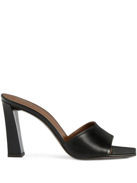 Giuseppe Zanotti 90mm Talia Mule sandals - Black - zdjęcie produktu nr 1