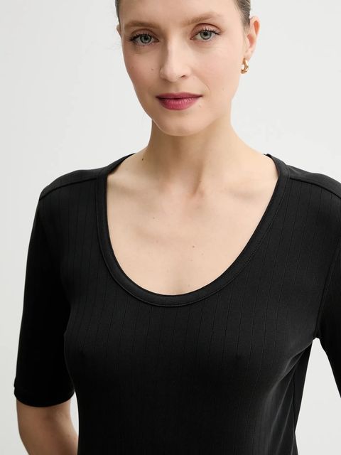 Calvin Klein t-shirt damski kolor czarny LV044D213G