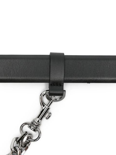 The Attico chain-detail belt - Black - zdjęcie produktu nr 2