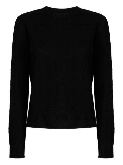 Missoni round-neck sweater - Black - zdjęcie produktu nr 1