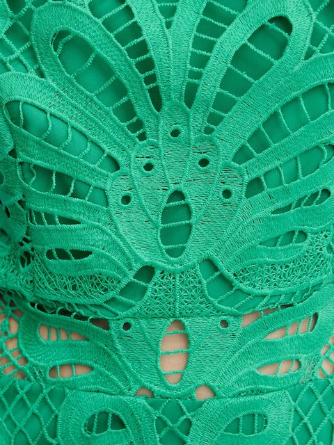 Morgan sukienka kolor turkusowy mini rozkloszowana ROSLI