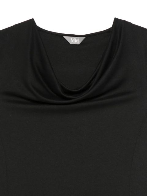 Max Mara Lvetusta cowl-neck sleeveless midi dress - Black