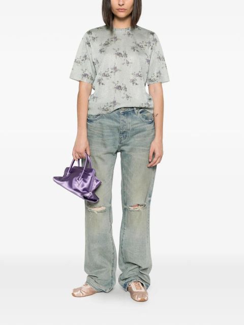 GANNI floral-print T-shirt - Green - zdjęcie produktu nr 2