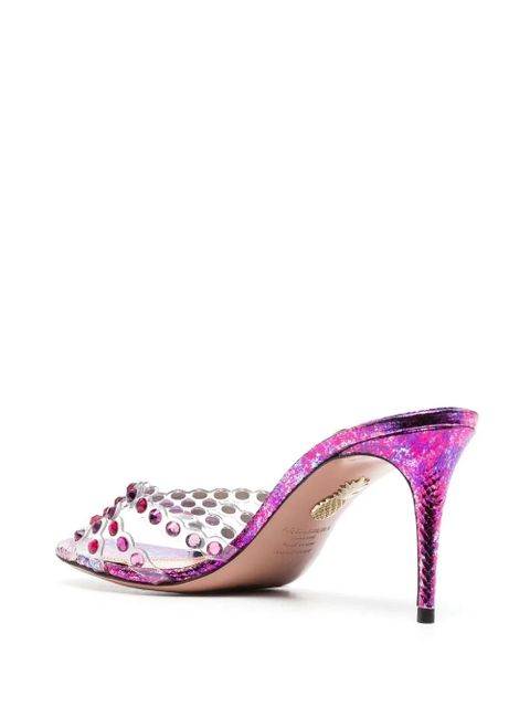 Aquazzura Tequila 75mm mules - Pink - zdjęcie produktu nr 2