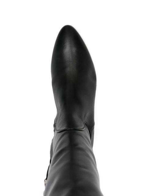 Aeyde 35mm Yonda leather boots - Black