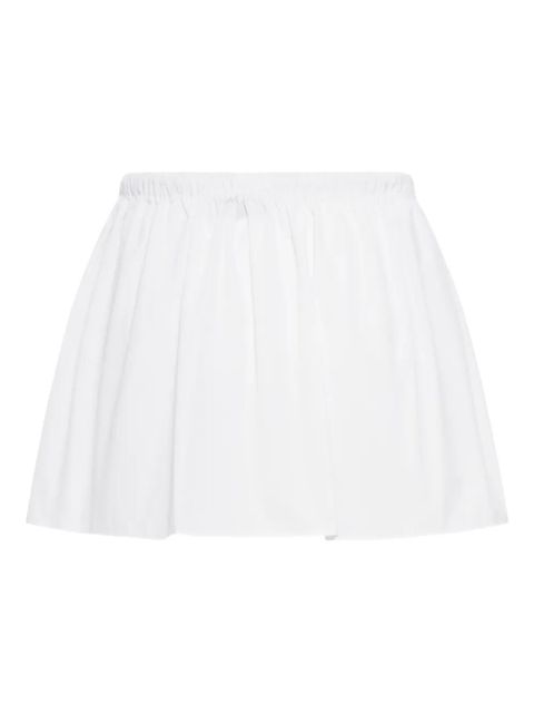 Miu Miu elasticated pocket skirt - White - zdjęcie produktu nr 2