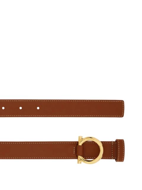 Ferragamo stitched gancini belt - Brown - zdjęcie produktu nr 1