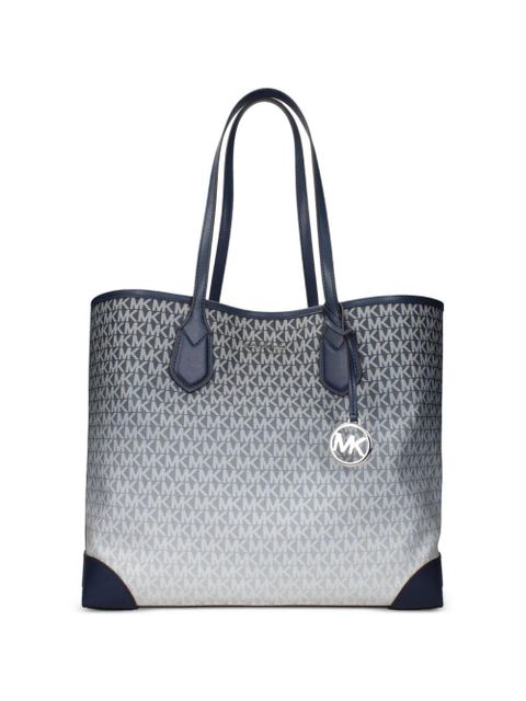 Michael Kors large Eva monogram shoulder bag - Blue - zdjęcie produktu nr 1