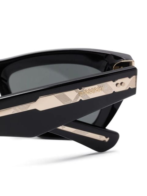 Burberry Eyewear rectangle-frame sunglasses - Black - zdjęcie produktu nr 2