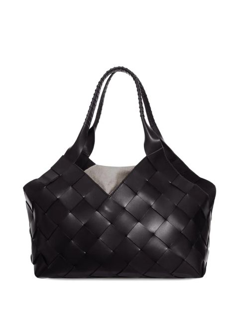 DRAGON DIFFUSION braided-handle tote bag - Black - zdjęcie produktu nr 2