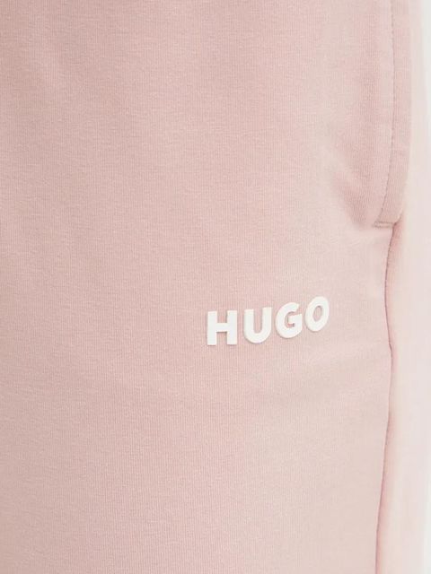 HUGO spodnie lounge kolor różowy 50490578