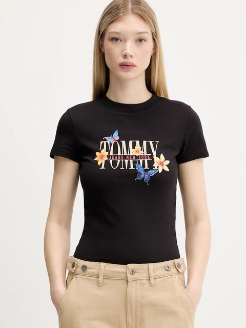 Tommy Jeans t-shirt bawełniany - zdjęcie produktu nr 2