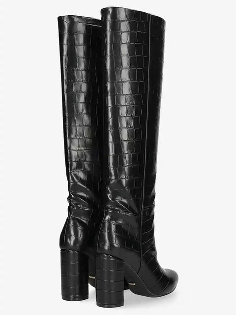 Mexx botki KRYSTAL INDY damskie kolor czarny na słupku MI001800153W-01