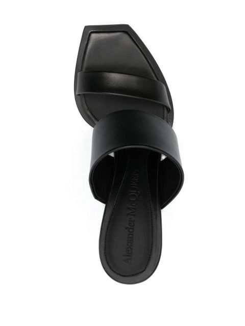 Alexander McQueen 105mm leather sandals - Black