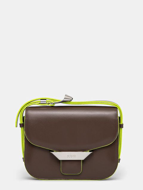 Kenzo torebka skórzana kolor brązowy FF52SA318L3B.10 - zdjęcie produktu nr 1