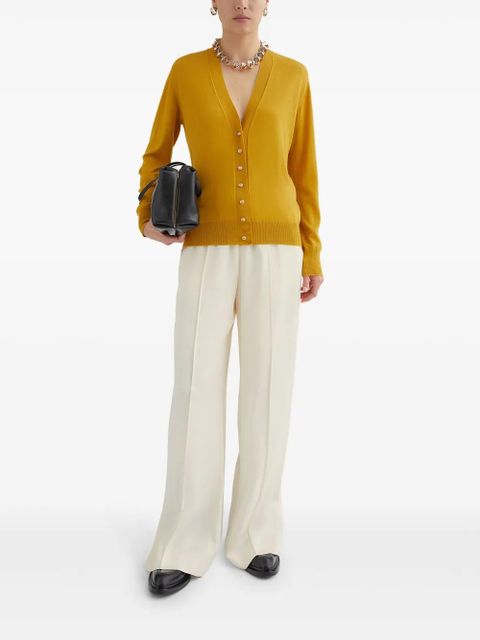 Jil Sander knitted cardigan - Yellow
