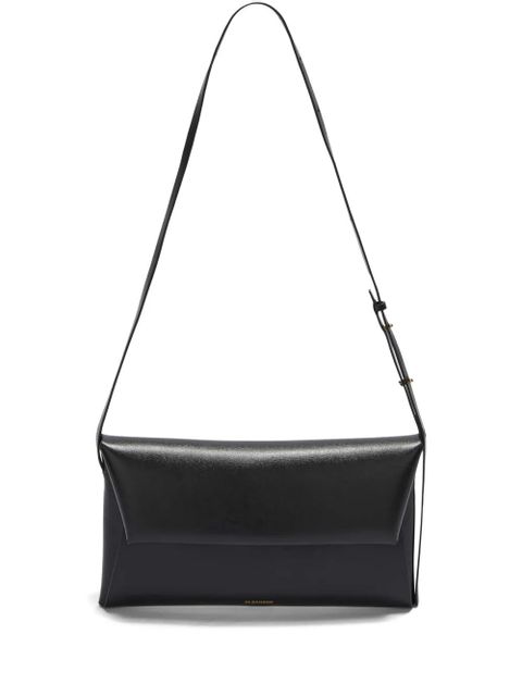 Jil Sander small Folded leather shoulder bag - Black - zdjęcie produktu nr 1