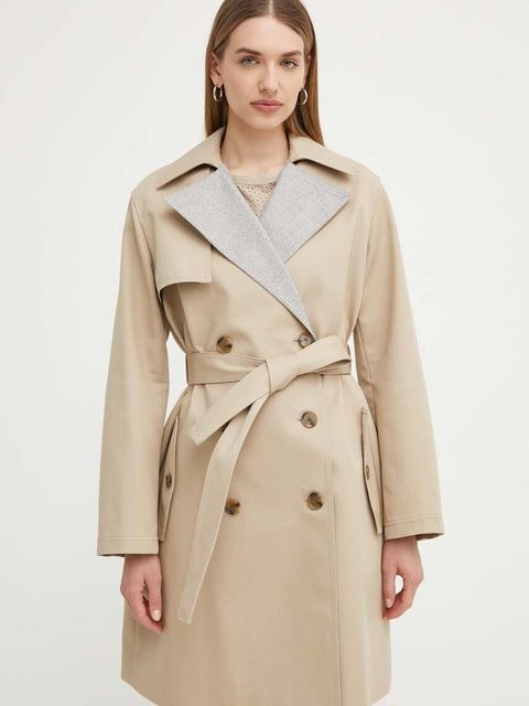 BOSS płaszcz bawełniany