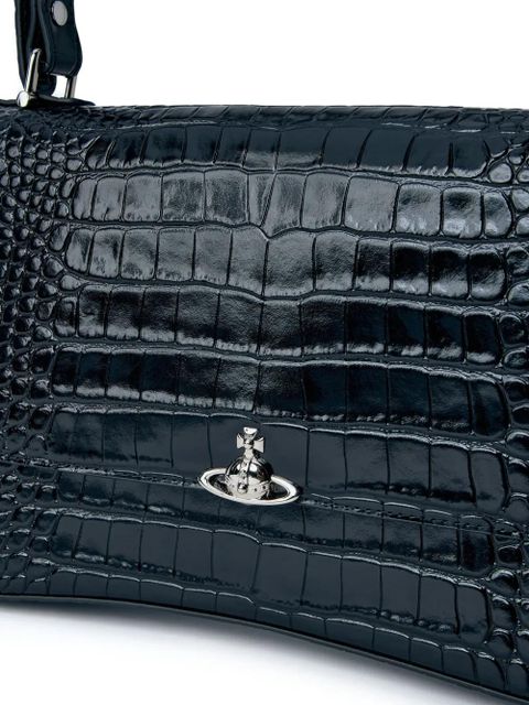 Vivienne Westwood medium Bianca leather shoulder bag - Black