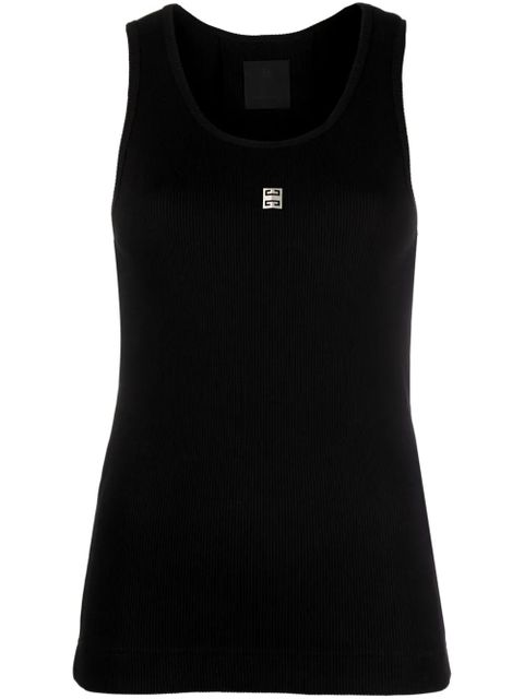 Givenchy 4G-logo plaque sleeveless top - Black - zdjęcie produktu nr 1