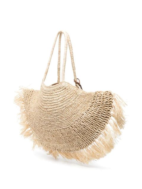 Cult Gaia Lucia raffia-design tote bag - Neutrals - zdjęcie produktu nr 2