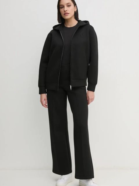 Calvin Klein spodnie damskie kolor czarny melanżowe K20K207947