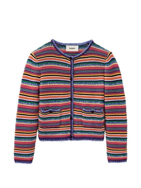 Ba&Sh Fanny striped pocket cardigan - Pink - zdjęcie produktu nr 1