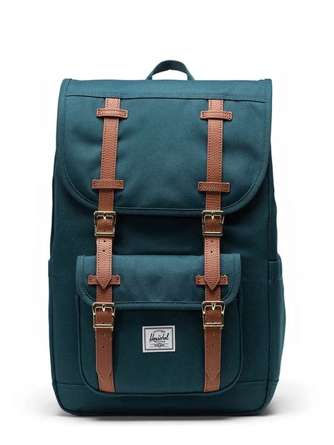 Herschel plecak Little America™ Mid 21 L kolor zielony duży gładki 11391-06551-OS - zdjęcie produktu nr 1