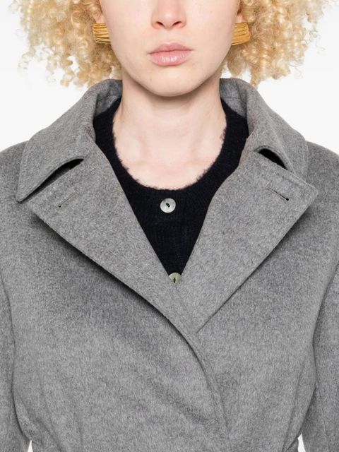 Max Mara belted double-breasted coat - Grey