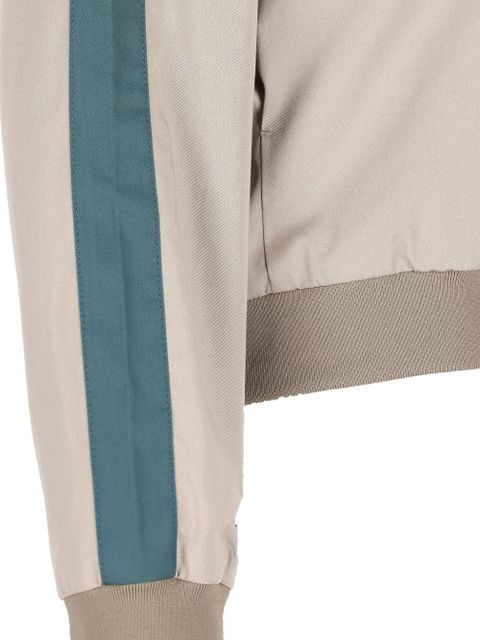 Miu Miu striped logo jacket - Neutrals