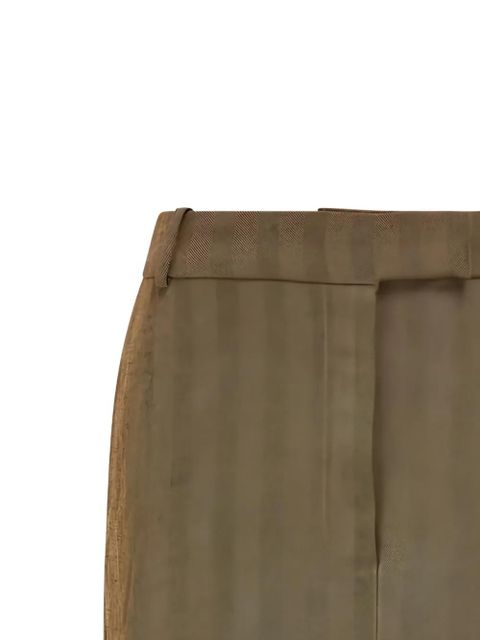 Ferragamo herringbone mini skirt - Brown - zdjęcie produktu nr 2