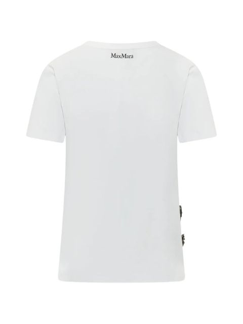 Max Mara sequin-embellished T-shirt - White - zdjęcie produktu nr 2
