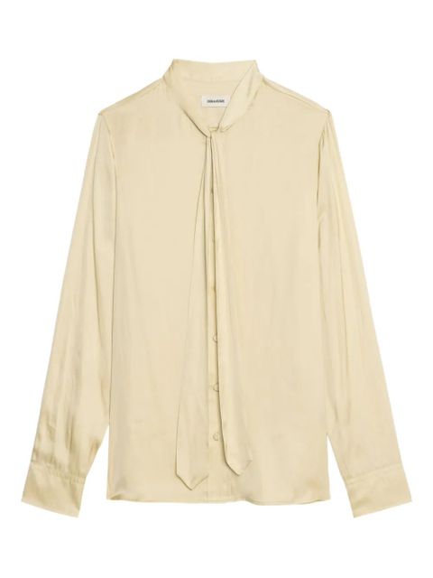 Zadig&Voltaire Tulba satin shirt - Neutrals - zdjęcie produktu nr 1