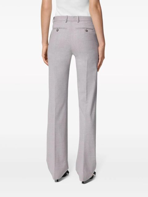 Versace tailored straight-leg trousers - Grey
