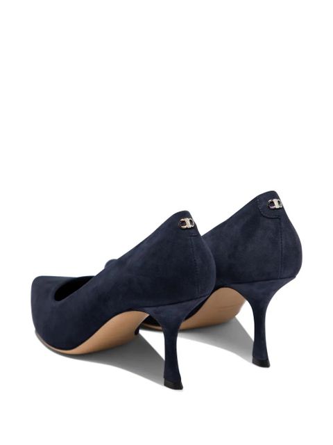 Ferragamo Elydea 70mm suede pumps - Blue - zdjęcie produktu nr 2