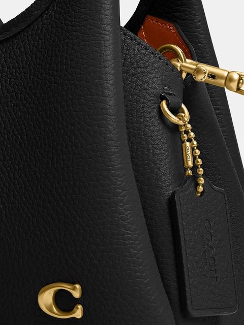 Coach torebka skórzana Lana 19 kolor czarny CCY32