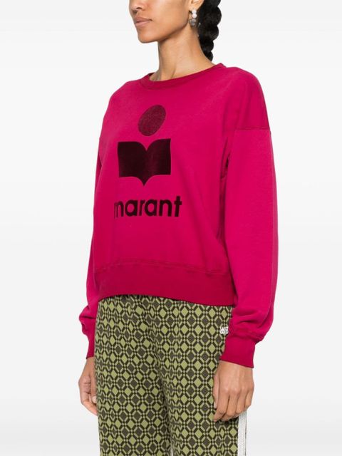MARANT ÉTOILE Mobyli logo-print sweatshirt - Pink