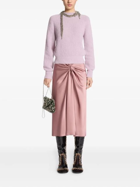 DRIES VAN NOTEN crew-neck sweater - Pink - zdjęcie produktu nr 2