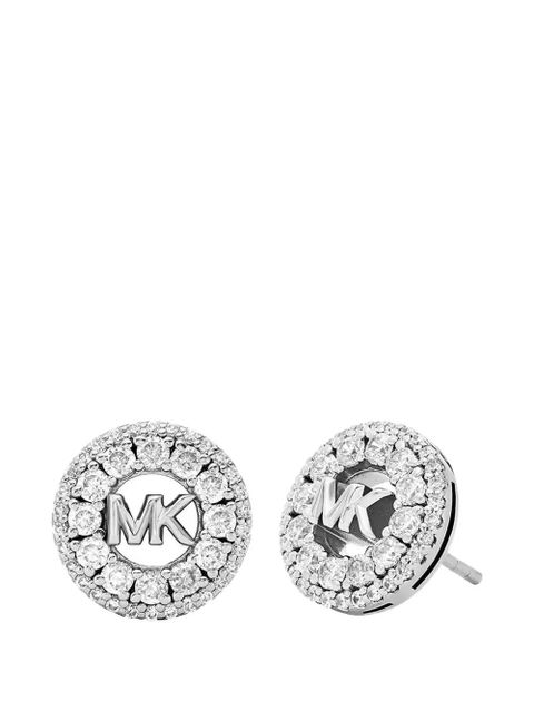 Michael Kors logo-stud earrings - Silver - zdjęcie produktu nr 1