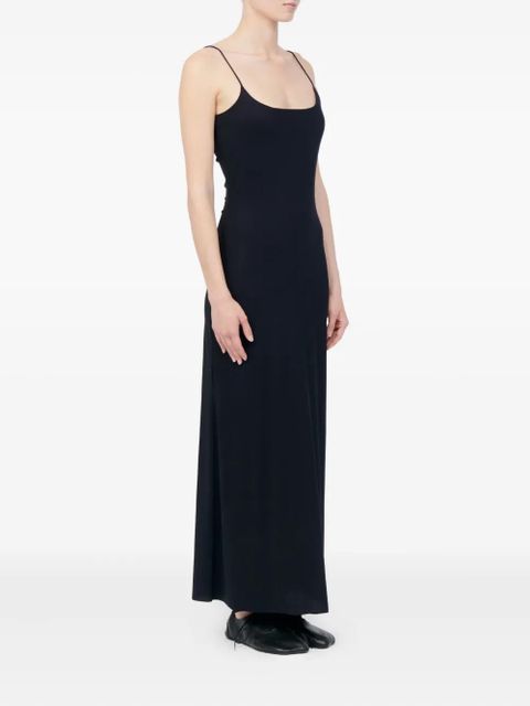 MM6 Maison Margiela spaghetti-strap maxi dress - Black - zdjęcie produktu nr 2