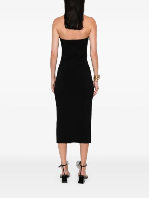 ANINE BING strapless midi dress - Black